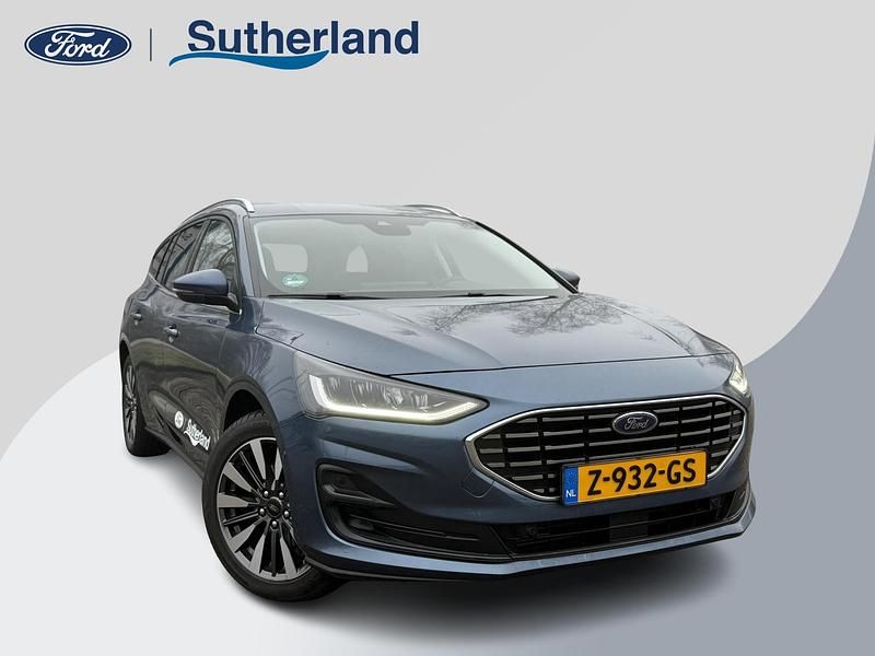 Blauw Occasion 2024 Ford Focus Titanium X Stationwagen | € 25.195 (Eerlijke prijs) - Afbeelding 1/4