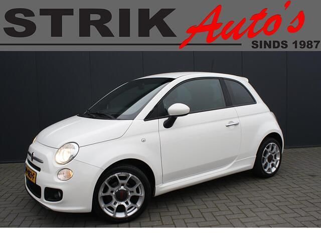 Wit Gebruikt 2013 Fiat 500 Lounge Hatchback | € 4.383 (Goede deal) - Afbeelding 1/4