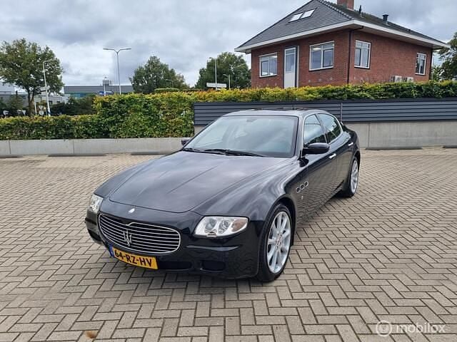 Zwart Gebruikt 2005 Maserati Quattroporte Sedan | € 13.750 (Super prijs) - Afbeelding 1/4