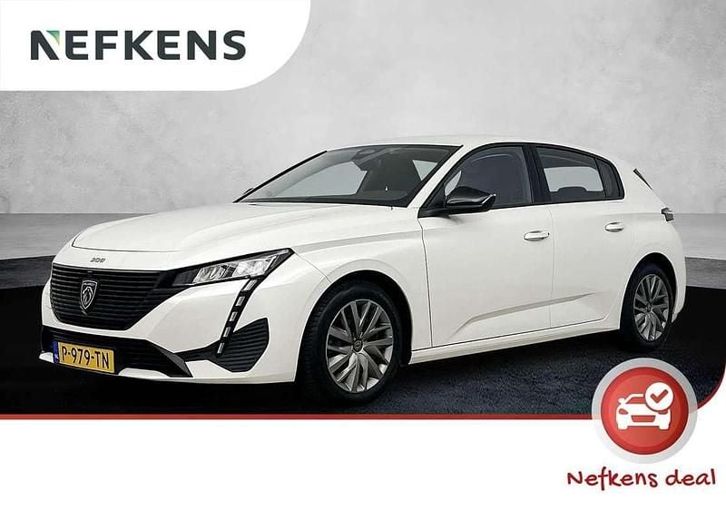 Wit Gebruikt 2022 Peugeot 308 Business-Line Hatchback | € 17.200 (Eerlijke prijs) - Afbeelding 1/3