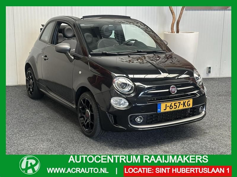 Zwart Gebruikt 2016 Fiat 500C Sport Cabriolet | € 12.440 (Duur) - Afbeelding 1/4
