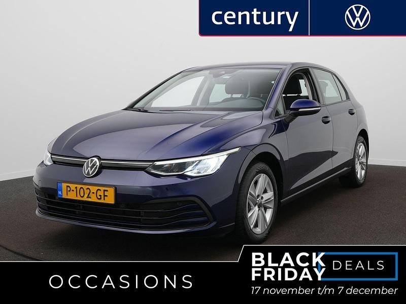 Blauw Gebruikt 2022 VW Golf VIII Life Hatchback | € 20.500 (Super prijs) - Afbeelding 1/4