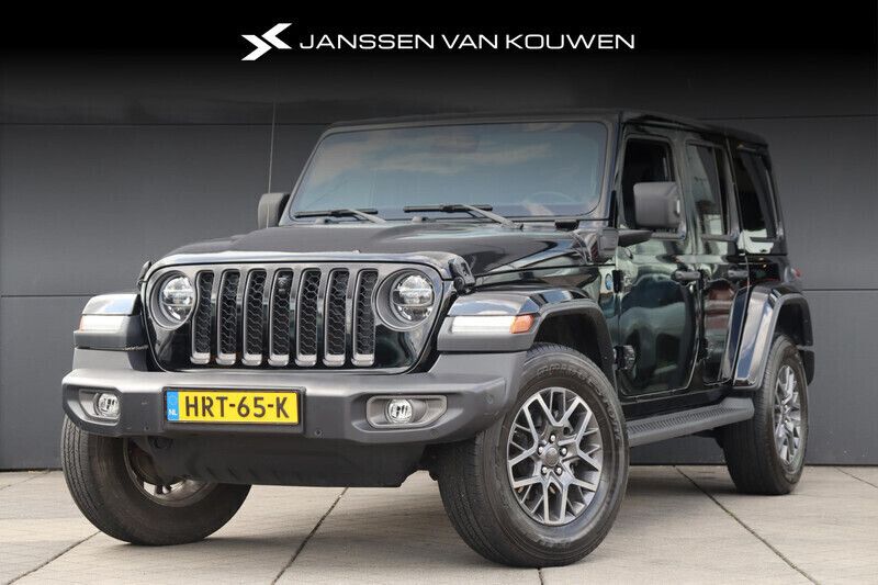 Zwart Gebruikt 2021 Jeep Wrangler Unlimited 80th Anniversary SUV | € 59.885 (Eerlijke prijs) - Afbeelding 1/4