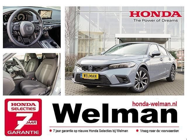 Grijs Nieuw 2025 Honda Civic Elegance Hatchback | € 38.150 (Super prijs) - Afbeelding 1/4