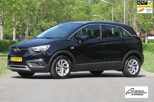 Zwart Gebruikt 2018 Opel Crossland X Innovation SUV | € 12.950 (Eerlijke prijs) - Afbeelding 1/4