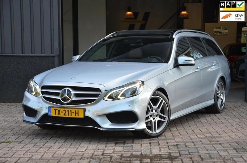 Grijs Gebruikt 2014 Mercedes E300 Elegance Stationwagen | € 18.449 (Eerlijke prijs) - Afbeelding 1/4