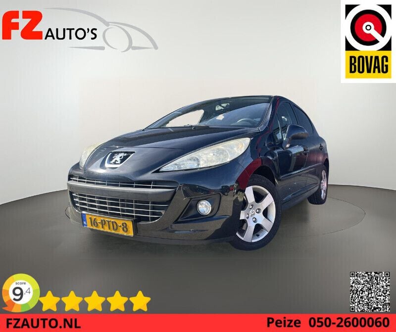 Zwart Gebruikt 2011 Peugeot 207 Sportium Hatchback | € 3.445 (Eerlijke prijs) - Afbeelding 1/4