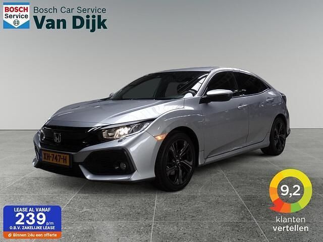 Grijs Gebruikt 2019 Honda Civic Hatchback | € 14.770 - Afbeelding 1/4
