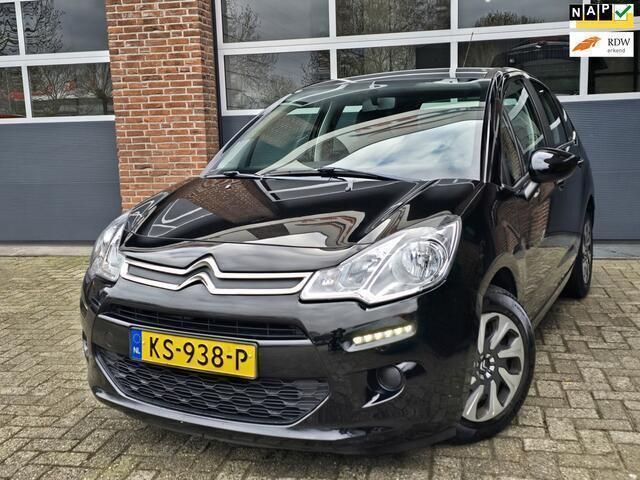 Zwart Occasion 2016 Citroën C3 PureTech Hatchback | € 6.495 (Eerlijke prijs) - Afbeelding 1/4