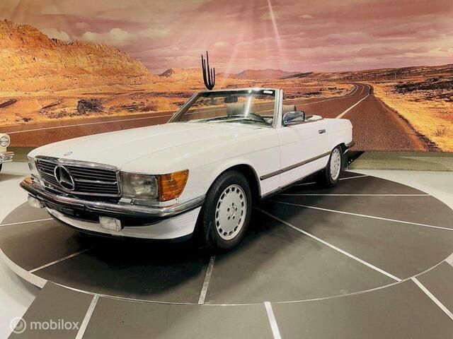 Wit Gebruikt 1986 Mercedes SL300 Cabriolet | € 37.950 - Afbeelding 1/4