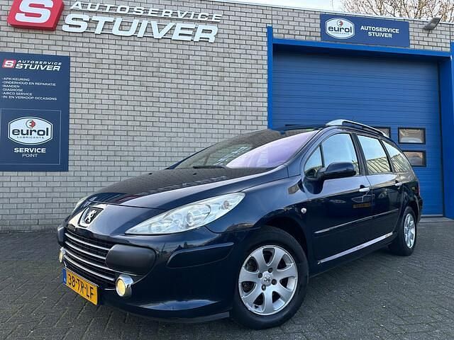 Blauw Occasion 2007 Peugeot 307 Premium Stationwagen | € 1.499 (Eerlijke prijs) - Afbeelding 1/4