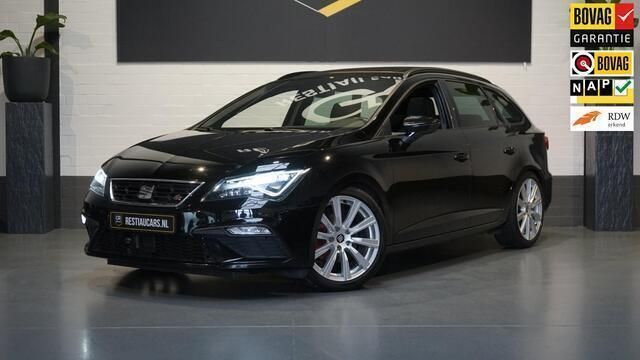 Zwart, metallic lak Gebruikt 2018 Seat Leon ST Beats Stationwagen | € 21.900 (Iets duurder) - Afbeelding 1/4