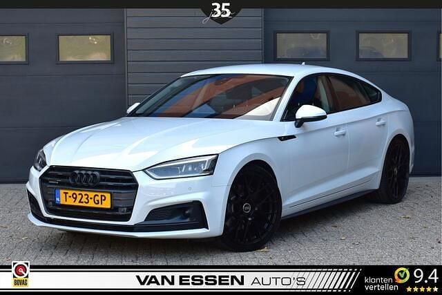 Wit Gebruikt 2017 Audi A5 Sportback S-Line Hatchback | € 21.995 (Eerlijke prijs) - Afbeelding 1/4