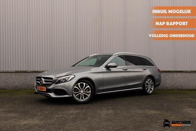 Grijs Gebruikt 2015 Mercedes C350 Avantgarde Stationwagen | € 16.900 (Super prijs) - Afbeelding 1/4
