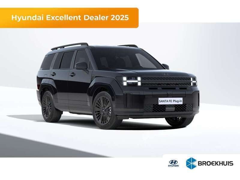 Zwart Nieuw 2025 Hyundai Santa Fe Blackline SUV | € 65.465 (Goede deal) - Afbeelding 1/4