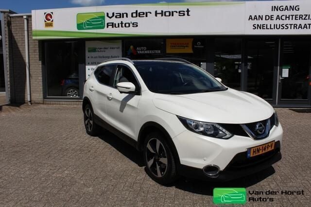 Wit, metallic lak Gebruikt 2015 Nissan Qashqai SUV | € 8.950 (Super prijs) - Afbeelding 1/4