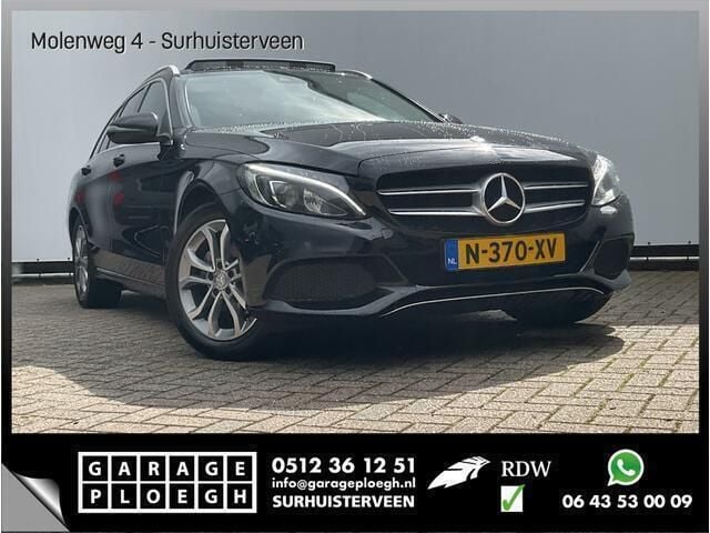 Zwart Gebruikt 2016 Mercedes C180 Prestige Stationwagen | € 19.900 (Eerlijke prijs) - Afbeelding 1/4
