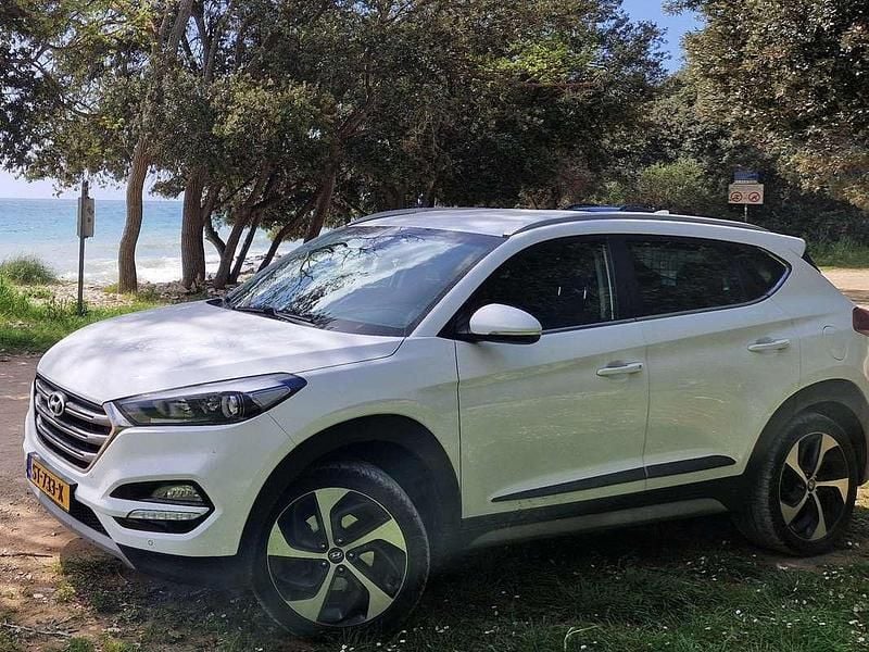 Wit Gebruikt 2018 Hyundai Tucson Comfort SUV | € 18.500 (Eerlijke prijs) - Afbeelding 1/4