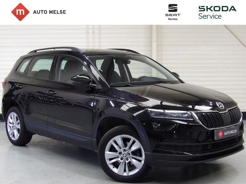 Zwart Gebruikt 2021 Skoda Karoq Executive SUV | € 28.945 (Eerlijke prijs) - Afbeelding 1/4
