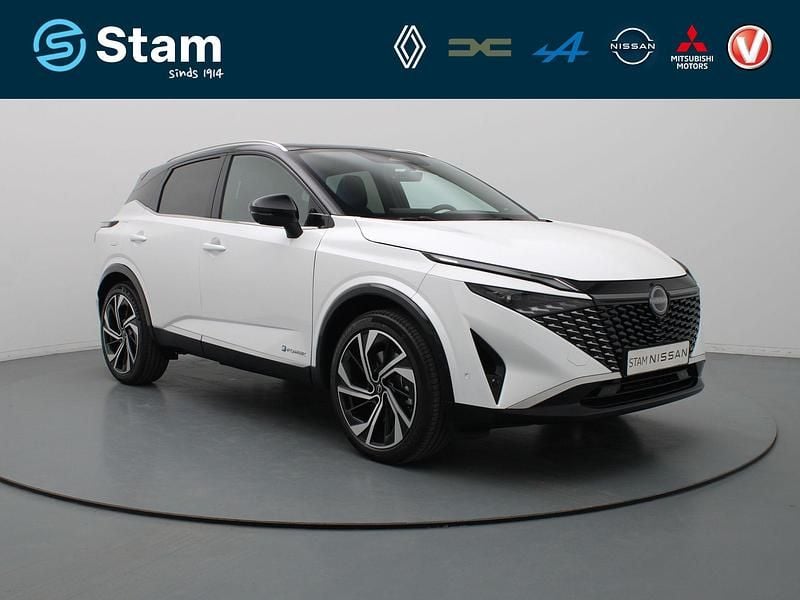 Wit Occasion 2025 Nissan Qashqai Tekna+ SUV | € 39.490 (Eerlijke prijs) - Afbeelding 1/4