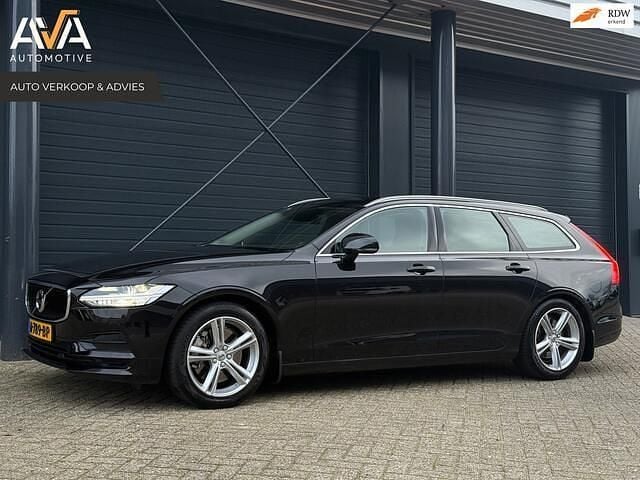 Zwart Gebruikt 2018 Volvo V90 Inscription Stationwagen | € 21.850 (Super prijs) - Afbeelding 1/4