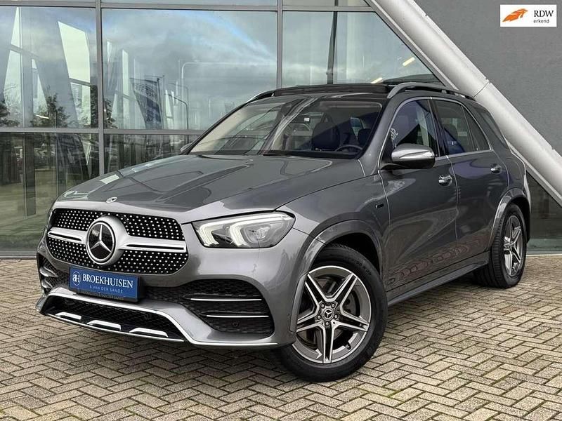 Grijs (metallic) Gebruikt 2021 Mercedes GLE350 AMG Line Premium Plus SUV | € 58.950 (Super prijs) - Afbeelding 1/4