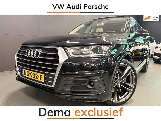 Zwart Gebruikt 2015 Audi Q7 Proline SUV | € 27.950 (Super prijs) - Afbeelding 1/4
