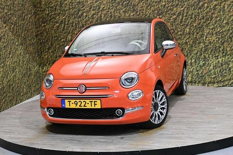 Oranje Occasion 2018 Fiat 500 Hatchback | € 10.950 (Eerlijke prijs) - Afbeelding 1/3