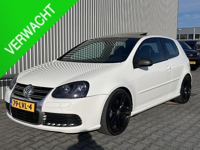 Wit Gebruikt 2008 VW Golf VI R Hatchback | € 19.900 - Afbeelding 1/4