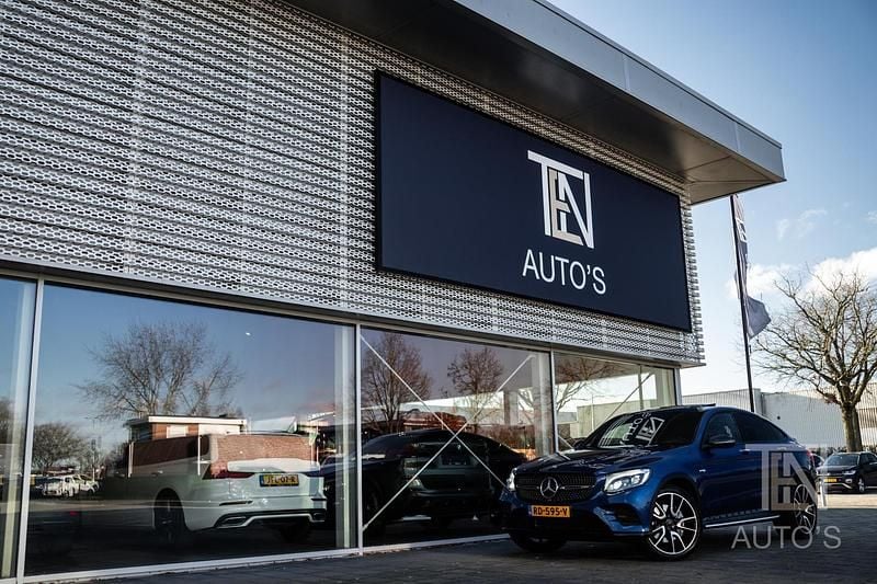 Occasion Mercedes GLC43 AMG AMG 368 PK (270 kW) 2017 Blauw Coupé