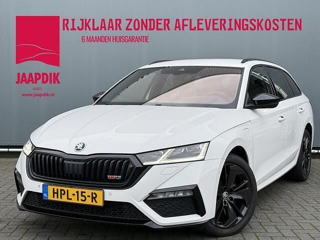 Wit Gebruikt 2022 Skoda Octavia Business Line Stationwagen | € 26.899 (Super prijs) - Afbeelding 1/3