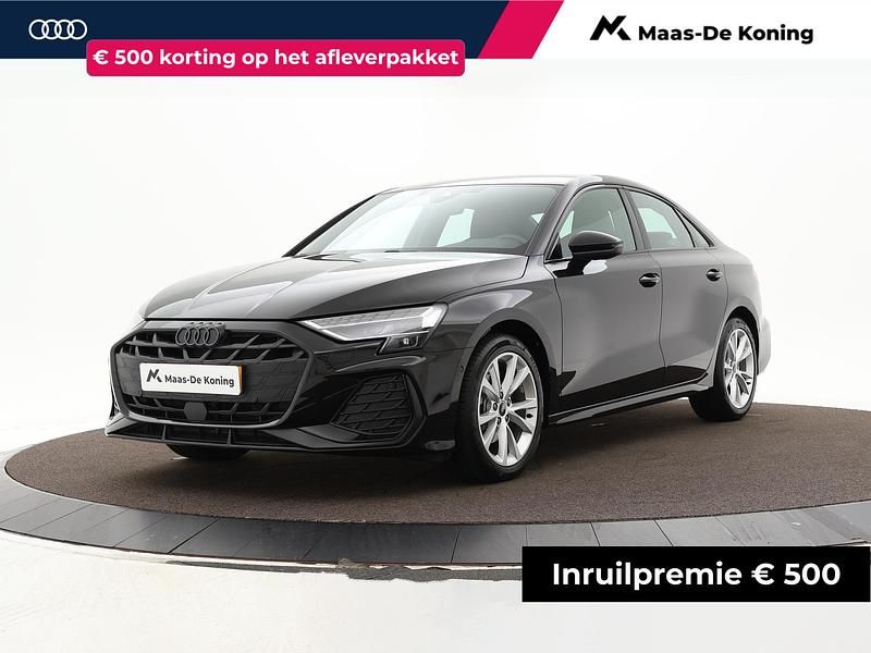 Zwart Gebruikt 2024 Audi A3 S-Line Sedan | € 33.340 (Iets duurder) - Afbeelding 1/4