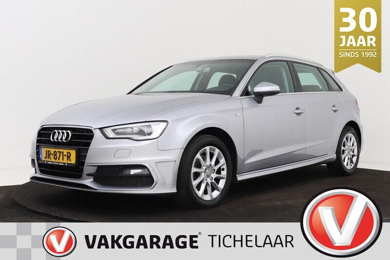 Grijs Gebruikt 2016 Audi A3 Sportback S-Line Hatchback | € 13.699 (Eerlijke prijs) - Afbeelding 1/3