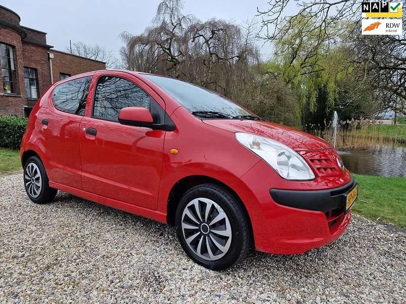 Rood Gebruikt 2012 Nissan Pixo Visia Hatchback | € 2.999 (Eerlijke prijs) - Afbeelding 1/4
