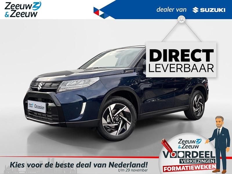 Sphere blue pearl metallic & cosmic black Nieuw 2025 Suzuki Vitara Style SUV | € 32.499 (Eerlijke prijs) - Afbeelding 1/4