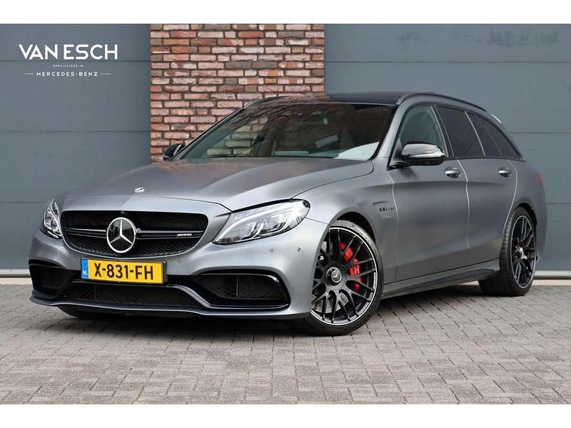 Grijs Gebruikt 2017 Mercedes C63 AMG AMG Stationwagen | € 45.000 (Super prijs) - Afbeelding 1/4