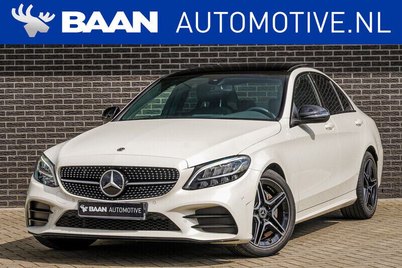 Wit Gebruikt 2021 Mercedes C180 Business Sedan | € 39.900 (Eerlijke prijs) - Afbeelding 1/4