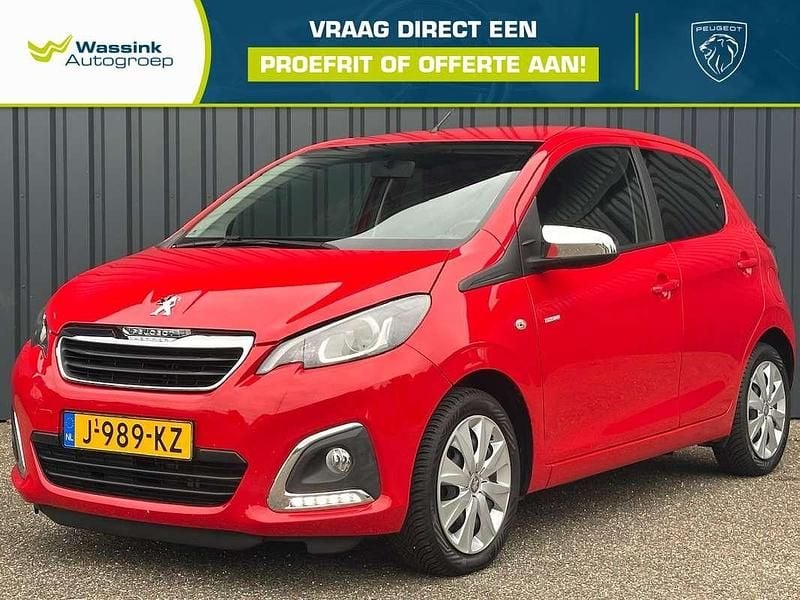 Rood Gebruikt 2020 Peugeot 108 Style Hatchback | € 7.950 (Super prijs) - Afbeelding 1/4