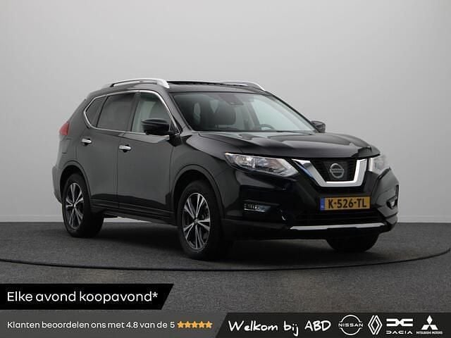 Zwart Occasion 2018 Nissan X-Trail N-Connecta SUV | € 18.745 (Eerlijke prijs) - Afbeelding 1/3