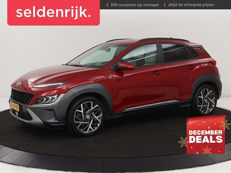 Rood Occasion 2022 Hyundai Kona Premium SUV | € 20.900 (Super prijs) - Afbeelding 1/4
