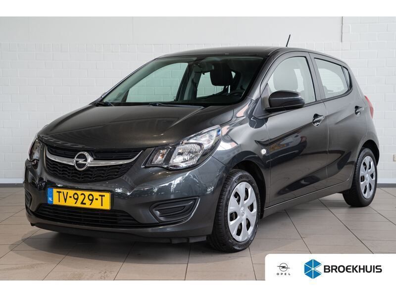 Grijs, metallic lak Gebruikt 2018 Opel Karl Edition Hatchback | € 7.845 (Eerlijke prijs) - Afbeelding 1/4