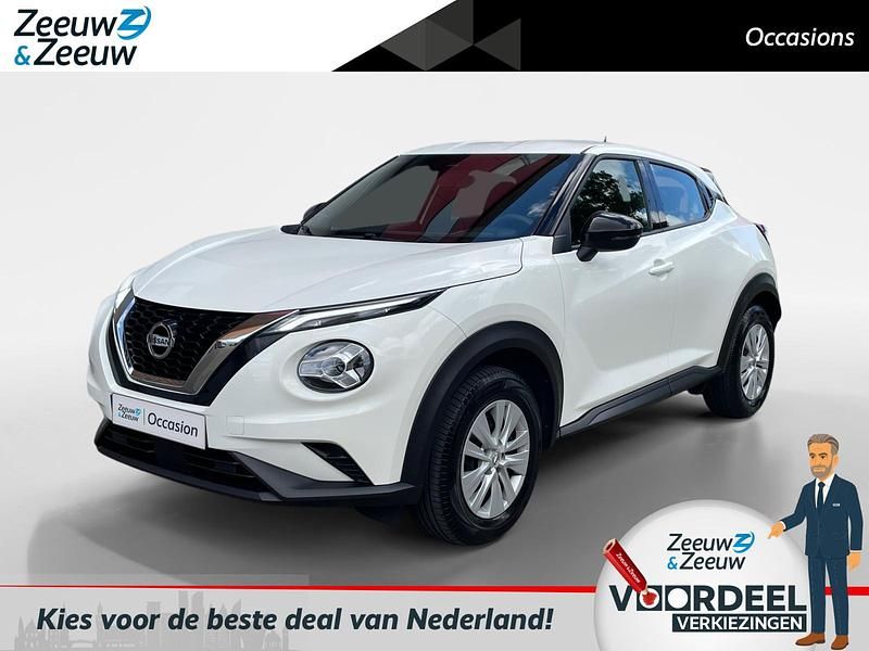 Wit Gebruikt 2020 Nissan Juke Visia SUV | € 13.755 (Goede deal) - Afbeelding 1/4
