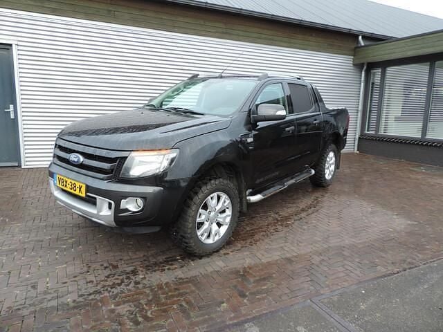 Zwart Gebruikt 2015 Ford Ranger Wildtrack Pickup | € 13.900 - Afbeelding 1/4