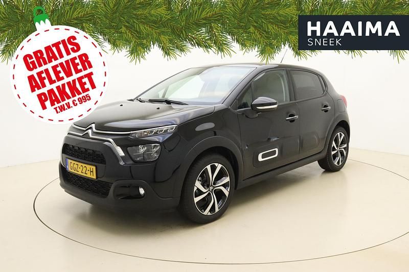 Zwart Gebruikt 2024 Citroën C3 PureTech Hatchback | € 17.945 (Eerlijke prijs) - Afbeelding 1/4