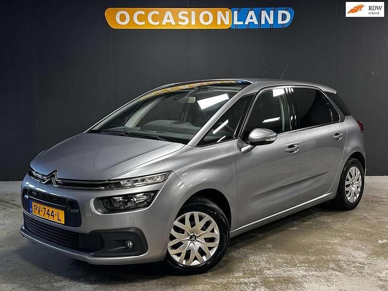 Grijs Gebruikt 2017 Citroën C4 Picasso PureTech MPV | € 9.400 (Super prijs) - Afbeelding 1/4
