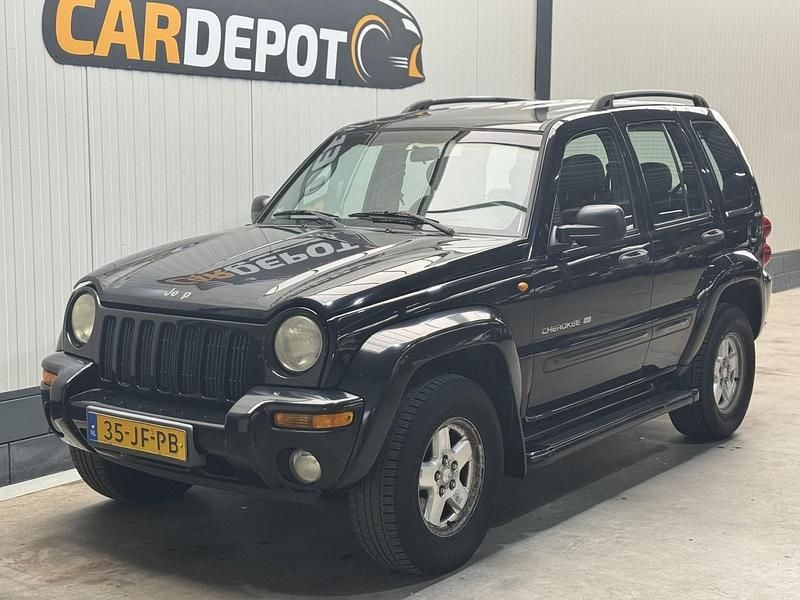 Zwart Gebruikt 2002 Jeep Cherokee Limited SUV | € 3.499 (Super prijs) - Afbeelding 1/4