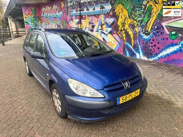 Blauw Gebruikt 2004 Peugeot 307 Stationwagen | € 995 (Eerlijke prijs) - Afbeelding 1/4