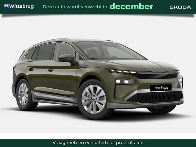 Groen Nieuw 2025 Skoda Enyaq iV Business Line SUV | € 51.380 (Eerlijke prijs) - Afbeelding 1/4