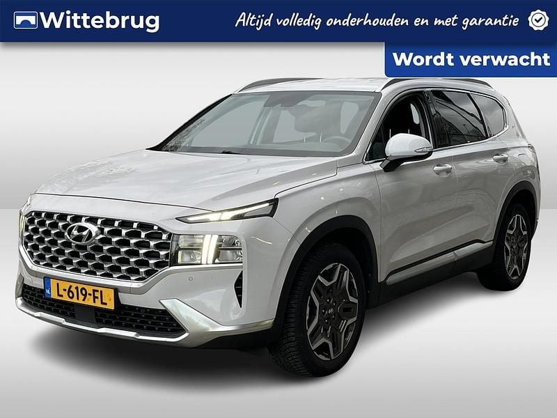 Wit Gebruikt 2021 Hyundai Santa Fe Comfort SUV | € 32.925 (Goede deal) - Afbeelding 1/4