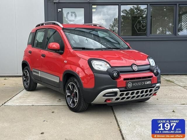 Rood Gebruikt 2021 Fiat Panda Cross Cross Hatchback | € 11.950 (Eerlijke prijs) - Afbeelding 1/4